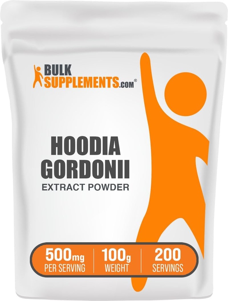 BulkSupplements.com Hoodia Extract Powder - Hoodia Supplement, Hoodia Gordonii Extract - Herbal Supplement, Vegan & Gluten Free, 500mg per Serving, 100g (3.5 oz) (Pack of 1)