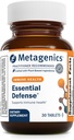 Metagenics Essential Defense - Immune Support* - Ingredientes tradicionales chinos - Suplemento con Licorice Root Extract, Ginger & Isatis - Non-GMO, Gluten-Free & Vegetarian - 30 Tablets
