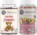 Garden of Life Organic Kids & Women's Gummy Vitamins, Cherry & Berry, 120 Count