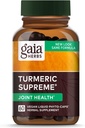 Gaia Herbs Turmeric Supreme Joint Health - Joint Support Supplement - with Quercetin, Black Pepper, Boswellia, Ginger Root, Curcuminoids, " Más - 60 Liquid Phyto-Capsules (15-Day Supply)