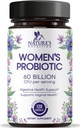 Probióticos para Mujeres 60 Billones CFU - 16 Strains, Salud Digestiva, Apoyo Vaginal PH &amp; Immune, Prebióticos & Arándano, Gut Health & Urinary Support, Estante Stable Women's Probiotic - 120 cápsulas