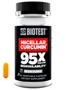 Biotest Micellar Curcumin - 95x Absorption - UCLA Invented &amp; Patented - 60 cápsulas