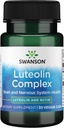 Complejo Swanson Luteolin w/Rutin - Suplemento de Apoyo al Cerebro Promoción de la Memoria, Mood & Cognitive Health - Fórmula Natural para ayudar a mantener el sistema nervioso - (30 cápsulas vegetarianas)