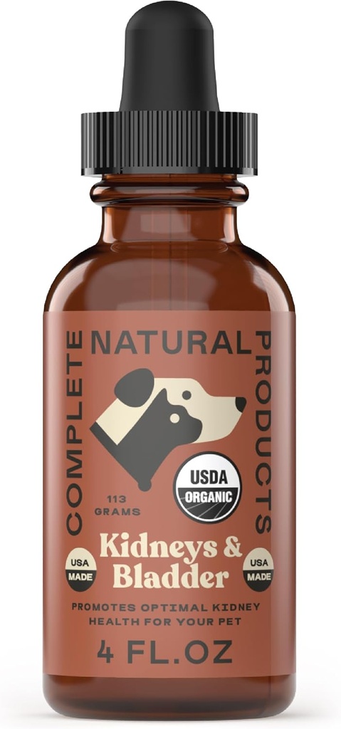 Productos naturales completos Concentrado de Riñón Orgánico &amp; Vejiga para Mascotas - 4oz - Pure Organic Kidney & Concentrate