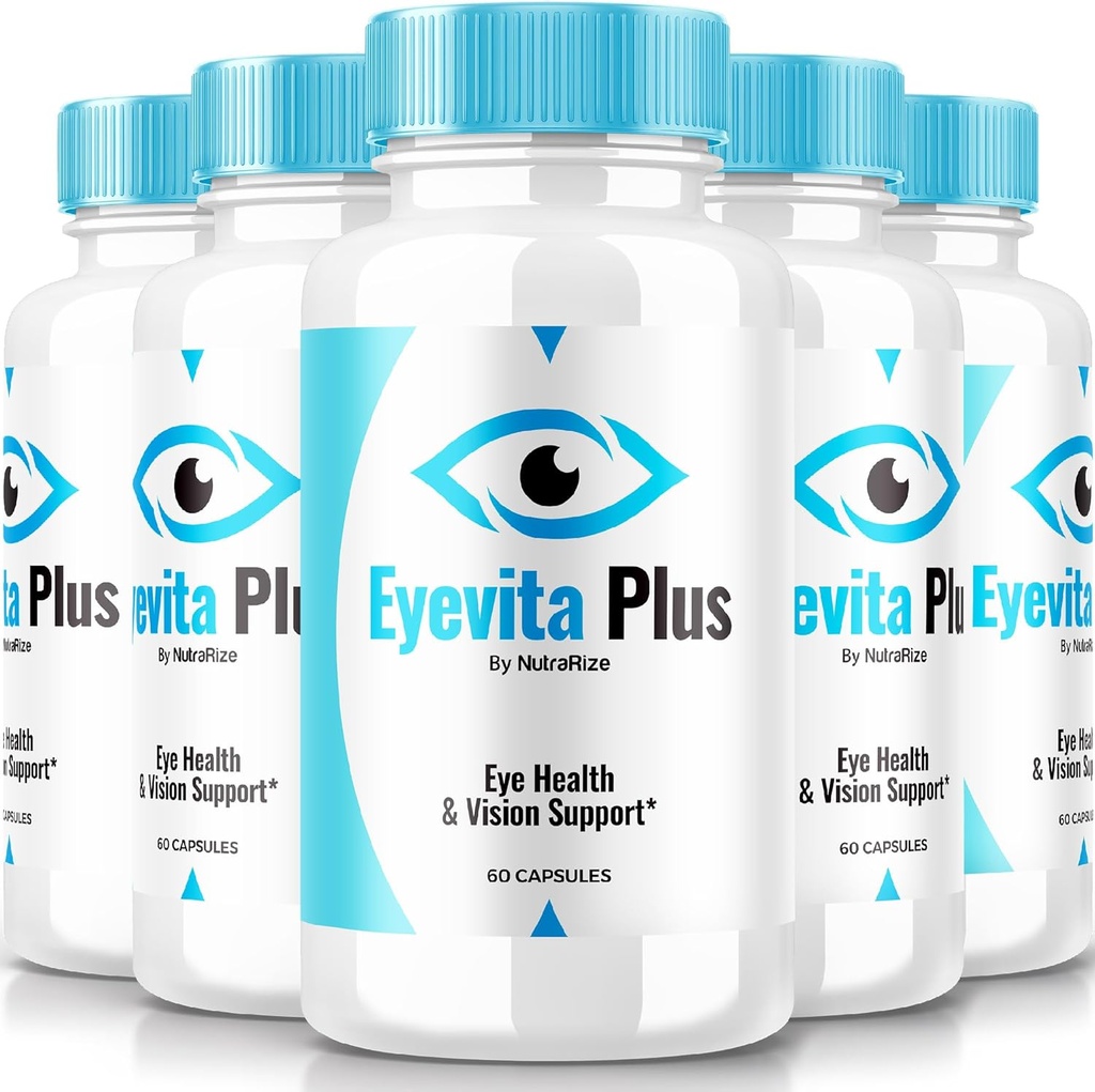 (5 Pack) Eyevita Plus - Soporte integral para su vista, Eyevita Plus Advanced Eye Nutrition, Eye Vitamins, All Natural Eye Health Formula, Eye Vita Plus Multivitamin Reviews (300 cápsulas)