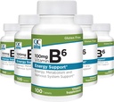Opciones de calidad Vitamina B6 100 mg Tabletas (Pack of 5)