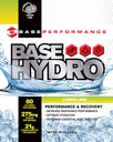 BASE Performance Hydro - Lemon Lime ANTE 28 porciones dentro de cada bolsa milar ecológica ANTERIENTE Blend de dextrose, fructosa, maltodextrin y electrolitos esenciales.