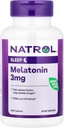 Natrol Melatonin te ayuda a caer más rápido permanecer dormido más rápido absorción 100 Vegetariano 3mg, (Tablas), 240 Conde