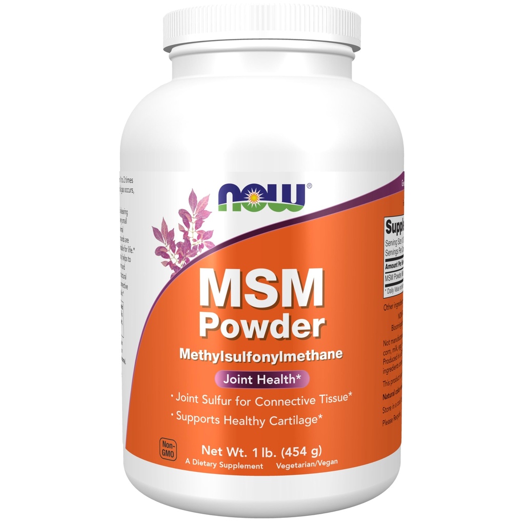 Now Foods, MSM Powder, 1 lb (454 g)
