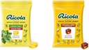 Ricola Sugar Free Lemon Mint Herbal Cough Suppressant Throat Drops, 105ct Bag & Original Natural Herb Cough Drops, 115 Conde, Cough Suppressant & Throat Relieving Drops