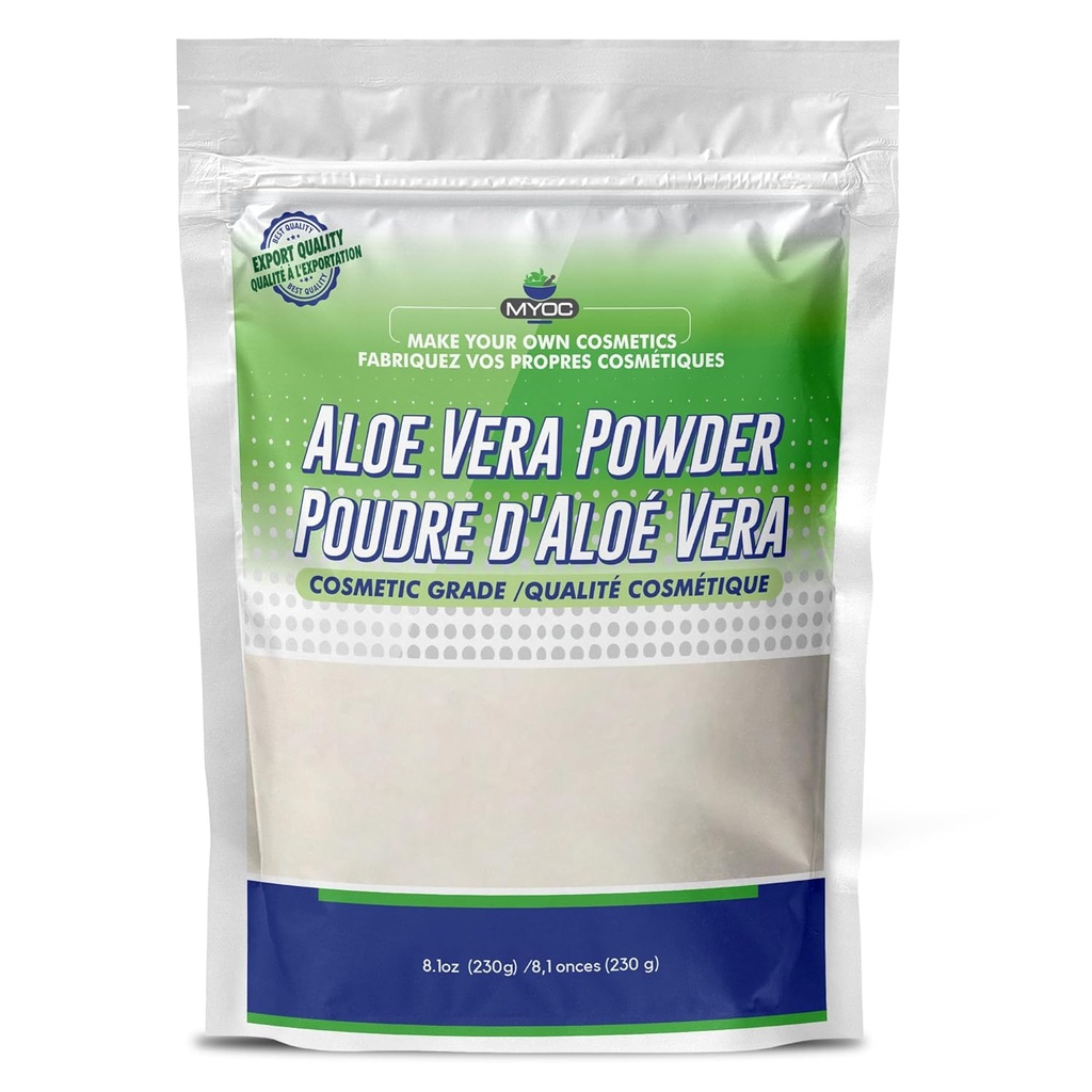 Aloe Vera Powder Organic Use for Skin & Hair Care - 230 Grams(8.01 Oz)