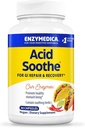 Enzymedica, Acid Soothe, Support for Occasional Heartburn, 3-in-1 Fórmula con Enzymes & Soothing Herbs, 30 Cuenta