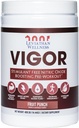 Vigor - Oxido Nitrico libre de estimulantes Polvo de Pre-Workout Silencio L-Citrulline (5000mg), Malic Acid (2000mg), GlycerPump (1500mg) permanente Fruit Punch sometida 30 Servings, 13.86g Cada una de las vidas hechas en los EE.UU.