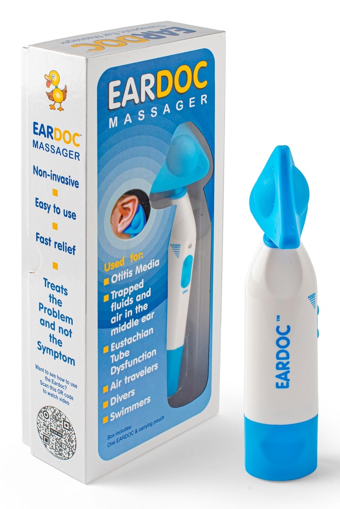 Eardoc - Dispositivo de alivio de la presión del oído, Tratamiento de la infección del oído para adultos, Alivio del dolor del oído, Desbloqueador del oído de Eustachi, Desbloqueador del tubo eustachiano, Mejor Alivio del Tinnitus, Producto de cuidado del oído.
