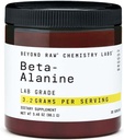 BEYOND RAW Chemistry Labs Beta-Alanine Powder, Aumenta el rendimiento del entrenamiento y disminuye la calma muscular, 30 Servimientos