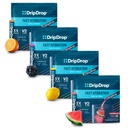 DripDrop Hydration - Electrolyte Powder Packets - Watermelon, Berry, Lemon, Orange - Value Variety Bundle - 128 Conde