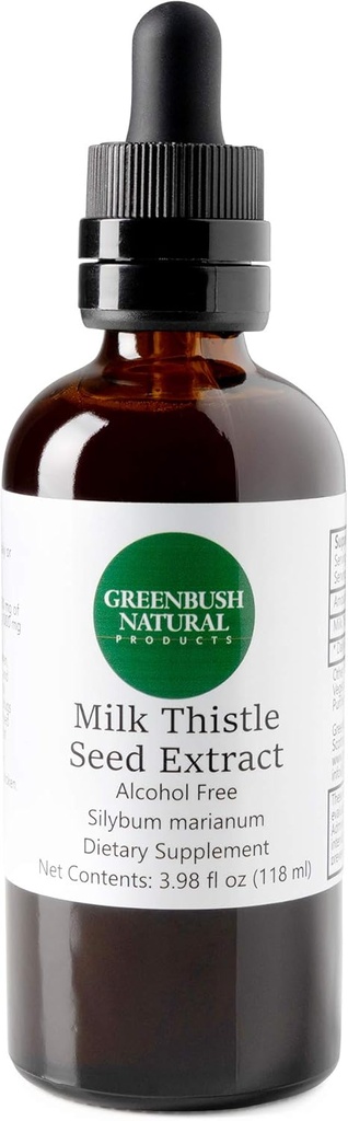 Greenbush Milk Thistle Concentrate ← 4 oz Liquid Extract ← Liver Health