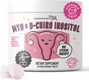 Legendairy Milk Pure Inositol Chewable Tablets - Myo-Inositol &amp; D-Chiro Suplemento para el equilibrio hormonal &amp; Fertilidad Soporte - Ideal 40:1 ratio - 30 Day Supply