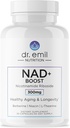 DR. EMIL NUTRITION NAD+ Boost - Nicotinamide Riboside Suplemento para la longevidad, envejecimiento saludable y regeneración celular - NAD Suplemento con Berberine, L-Theanine &amp; Niacin - 30-Day Supply