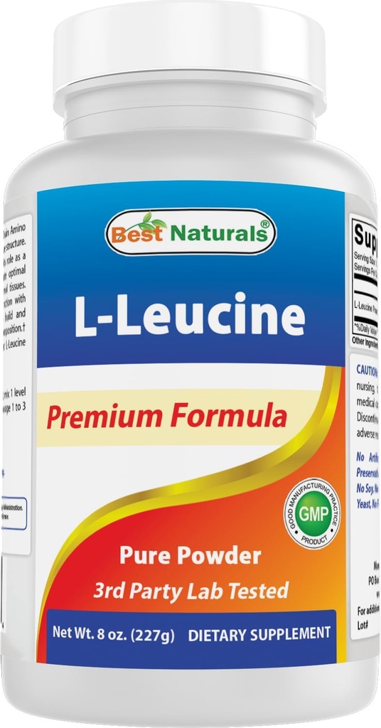 Mejores Naturales L-Leucine Pure Powder 8 OZ