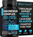 Capsulas de Citrato de Magnesio - Suplemento de Magnesio de Alta Absorción para el Musculo, Salud de Nerve y Relajación