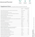 Ovaterra Advanced Prenatal &amp; Preconception Multivitamin Bundle for Women with DHEA 25mg, Choline 550 mg, Folate (Methylfolate) 1,010 mcg, Omega-3 DHA, EPA, Chelated Iron 364 Capsules - 28 Day Supply