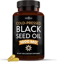 NEW AGE Black Seed Oil Softgel Capsules - Premium Cold-Pressed Nigella Sativa Producing Pure Black Cumin Seed Oil - Non-GMO & Vegetarian (60 Softgels)