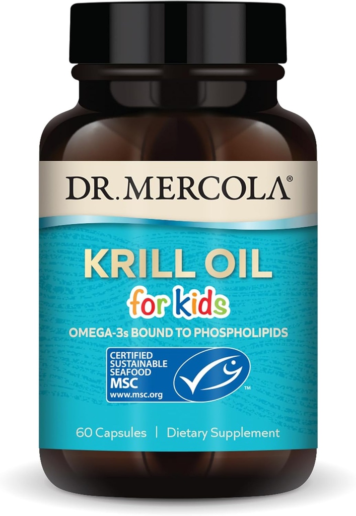 Dr. Mercola Kids Krill Oil Capsules, 60 Conde