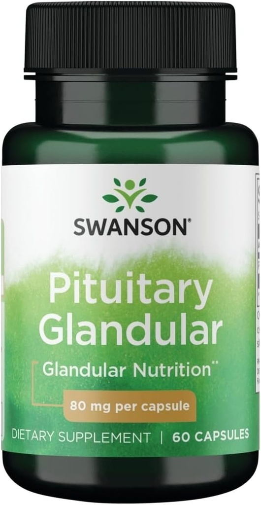 Swanson Raw Pituitary Glandular 80 Milligrams 60 Capsules