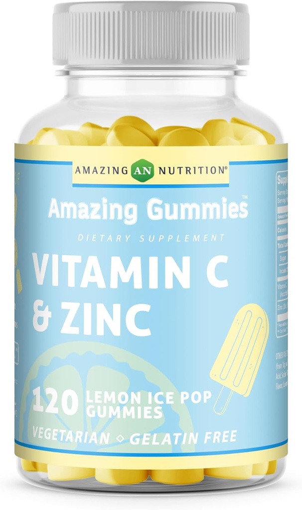 Fórmulas asombrosas Vitamina C con el suplemento Zinc ¦