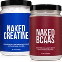 Nuked Puro Creatine Monohydrate 100 Servings + 100 Servings Unflavored BCAAs Vegan Bundle