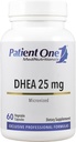 Pacientes One DHEA 25 mg tóxicos Suplemento para apoyar el mood positivo, los niveles de energía y la salud endocrina* tóxica Micronizada para la absorción mejorada 60 cápsulas