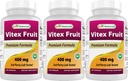 Best Naturals Vitex Chasteberry 400 mg 250 cápsulas (Pack of 3)