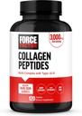 Péptidos colágeno FACTOR, Colágeno para Mujeres y Hombres Hecho con Collagen Bovino Hidrolyzed Tipo 1 &amp; 3 para el cabello sano, la piel, las uñas, " Juntas, calidad Premium, no GMO, 120 Píldoras colágeno