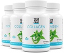 ¡Sí puedes! Collagen Capsules for Women and Men, Suplemento dietético para promover el cabello saludable, la piel y las uñas, 290 mg Bovine Collagen, vitamina A, vitamina D3, zinc y cobre, 30 cápsulas - 4 paquete