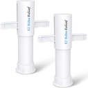 Memine EZ Bites Relief Suction Tool - 2 Pack Bee Sting and Bite Itch Relief Sucker, Venom Extractor for Saliva/Venom Removal, Temporary Relief from Itch and Swelling, Kid-Friendly White