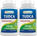 Mejores Naturales TUDCA 250mg (Acido Tauroursodeoxycholic) - 60 Veg Capsules - 2 Meses Fuente (60 Cuenta (Pack of 1)) (60 Cuenta (Pack of 2))