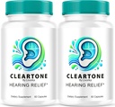 (2 Pack) Cleartone Capsules, Cleartone Ear Pills, Cleart Tone Pills for Hearing, Cleartone Official Capsules Advanced Formula, Cleartone Pills Reseñas, Clear Tone for General Ear Health, 120, 2 Months