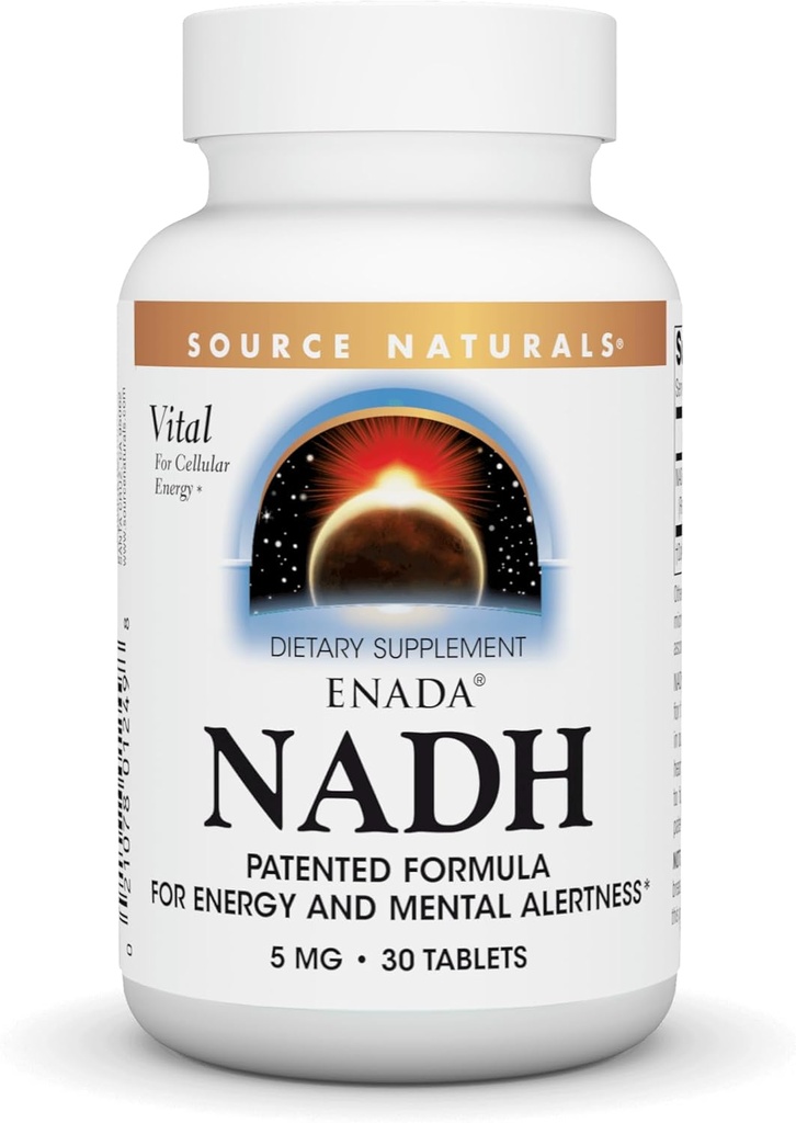 Source Naturals NADH 5mg, 30 Tablets