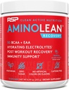 AminoLean Hydrating Electrolyte Powder and Recovery Drink with Sea Minerals, Nootropic Mushrooms, and Vegan Amino Acids, BCAAs + EAAs for Post Workout Muscle Building, Tropical Punch