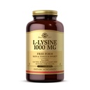 Solgar L-Lysine 1000 mg, 250 Tabletas - Ausorción y asimilación mejoradas - Promueve la integridad de la piel y los labios - Soporte de colágeno - Aminoácidos - No GMO, Vegan, Gluten Gratis - 250 Servimientos