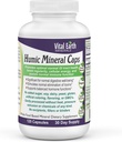 Minerales Vitales Humic Minerals Capsules - 70+ Minerales Trace con ácido fúlvico naturalmente corrido, Suplemento Mineral Alkalizante para Detox, Salud Gut, Bienestar, 120 Con
