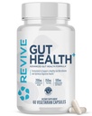 Revive MD Gut Health Supplements for Men & Women - Daily Gut Repair & Digestive Health Support Formula with Thyme, Oregano & Milk Thistle - Vegan-Friendly, Gluten-Free (60 Capsules, 30 Servings)