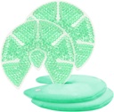 Hot/Cold Breast Gel Bead Ice Packs Breast Cooling/Heat Pads Relief for Breastfeeding, Nursing Pain, Mastitis, Engorgement, Swelling, Plugged Ducts ← Boost Milk Let-Down & Production,2 Pack (Green)