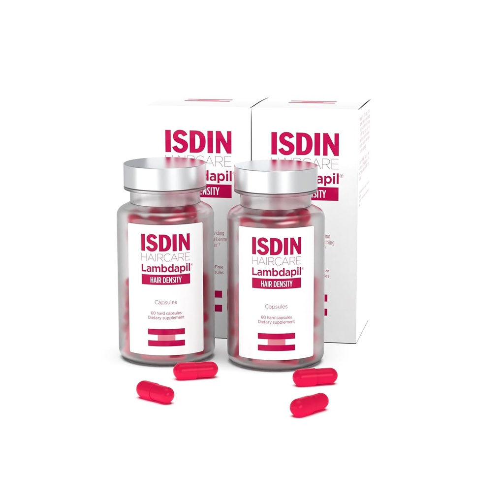 ISDIN Lambdapil Hair Density Capsules: Hair Thickening Vitamin Capsules for Thinning Hair