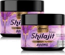 800Mg Shilajit Puro Himalaya Orgánica, Shilajit Resin Máxima Potencia Oro Grado, Shilajit Suplemento con 8 en-1 Natural Blend &amp; 85+ Trace Minerals for Women, Energy &amp; Immunity,60 Grams(2 Packs)