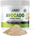 AKI Avocado Superfood Powder (6oz/170g) - Rico en Nutrientes, Vitaminas, Omega 3 " Antioxidantes - Ideal para Smoothies, Yogur o Popsicles Milkshake - Vegan " No GMO