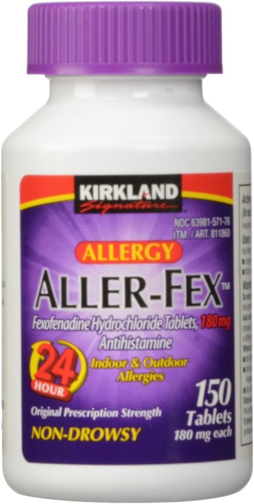 Kirkland Signature Aller-Fex - 180mg , 150 Tablet Kirkland-um