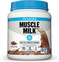 Muscle Milk ZERO, 100 Calorie Protein Powder, Chocolate, 15g Protein, 1,65 libras, 25 obras