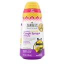 Zarbee's Children's Daytime Honey Cough Syrup + Immune for Kids 2+, Cough Syrup with Soothing Dark Honey, Real Elderberry, Vitamin D & Zinc, Drug &amp; Alcohol-Free, Mixed Berry, 4 fl. oz